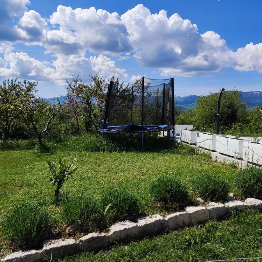 Вилла Casa Di Oliva-House With Heated Pool & Jacuzzi In Trilj, Croatia Экстерьер фото